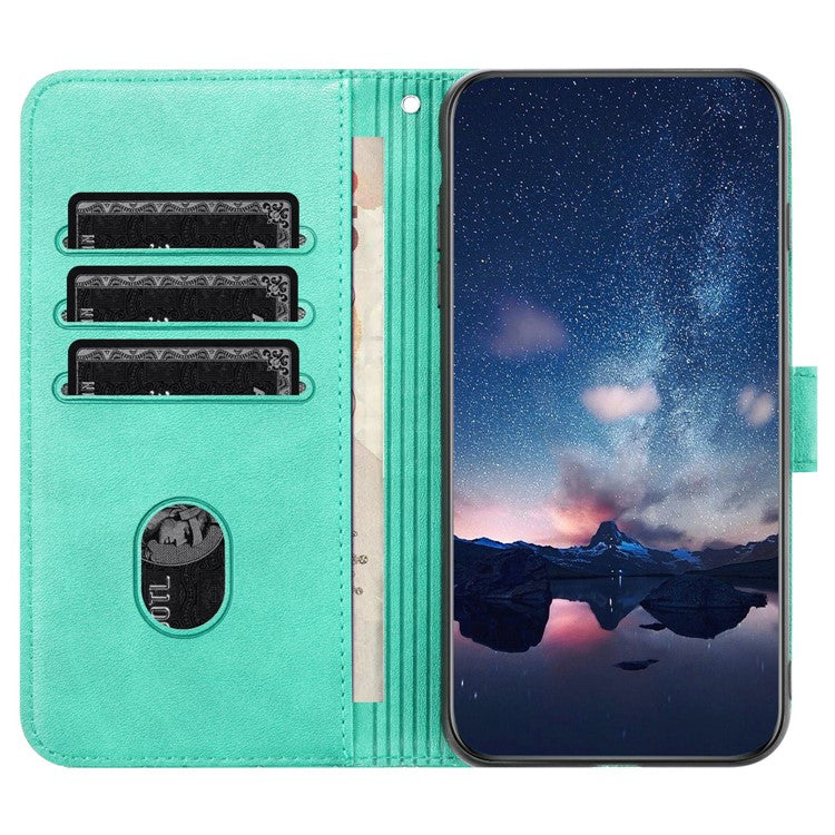 For Samsung Galaxy A32 5G / M32 5G Case Full Protection Wallet Stand Phone Cover - Green