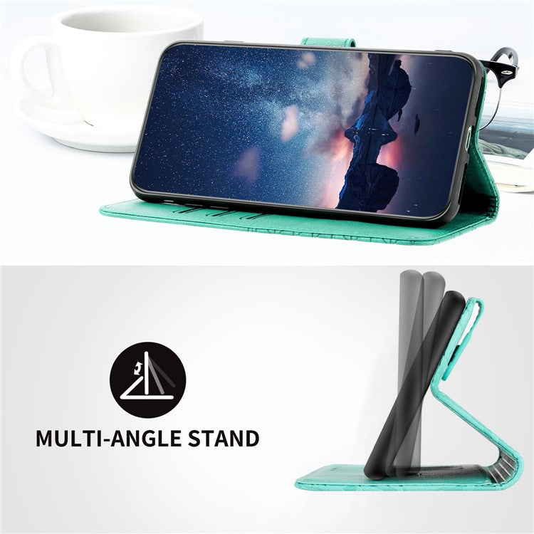 For Samsung Galaxy A32 5G / M32 5G Case Full Protection Wallet Stand Phone Cover - Green