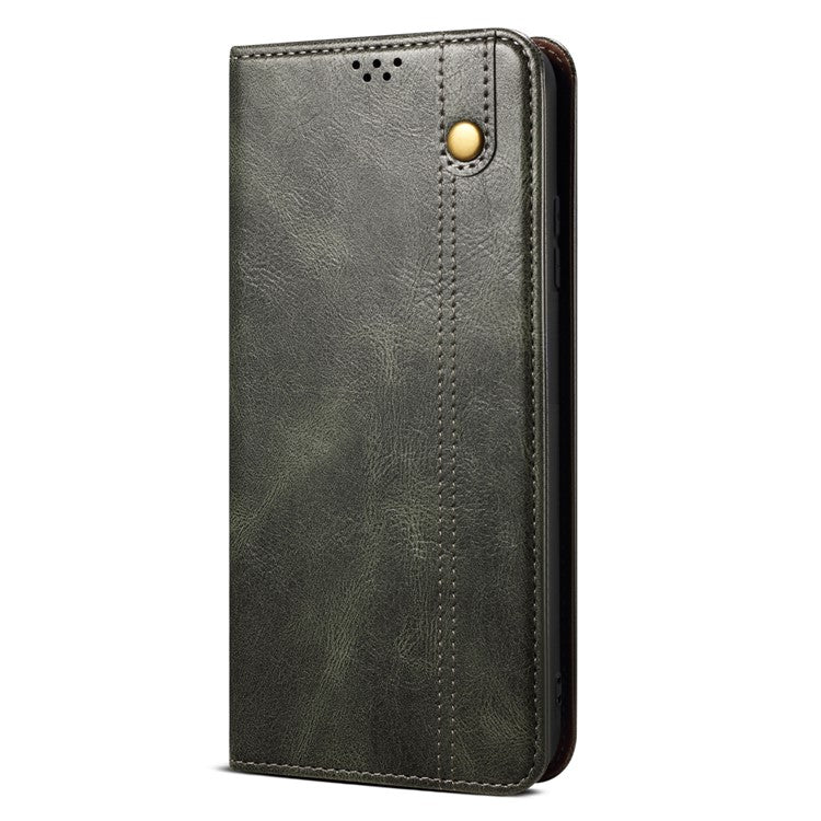 For Samsung Galaxy A05s 4G Case Mobile Phone Cover Stand Wallet TPU + PU Leather Shell - Green