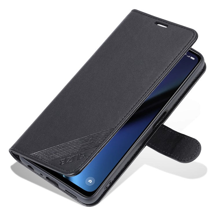 AZNS For OnePlus Nord CE3 5G / Oppo K11 5G Case Leather Wallet Protective Phone Cover - Black