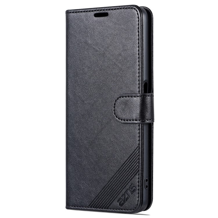 AZNS For OnePlus Nord CE3 5G / Oppo K11 5G Case Leather Wallet Protective Phone Cover - Black