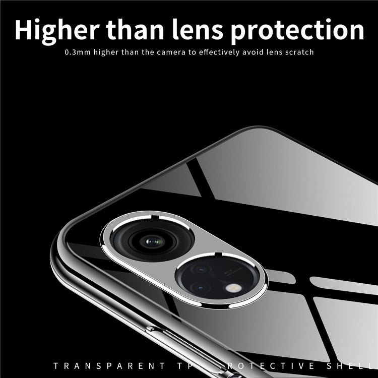 MOFI For Oppo A38 4G TPU Phone Case Transparent Dustproof Shell Cell Phone Cover