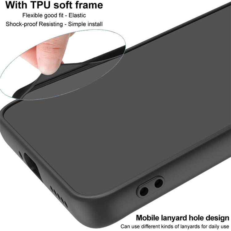 IMAK LX-5 Series for OnePlus Ace 2V / Nord 3 5G Phone Case PU Leather+PC+TPU Cover - Cross Texture