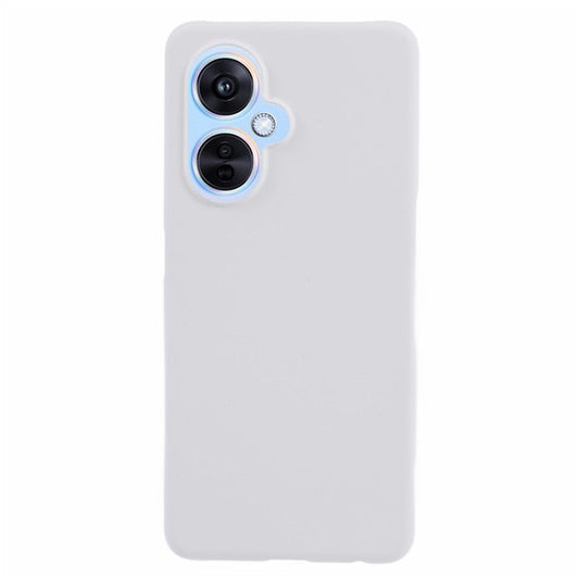For Oppo K11x 5G / OnePlus Nord CE3 5G Case Rubberized PC Anti-scratch Phone Cover - White