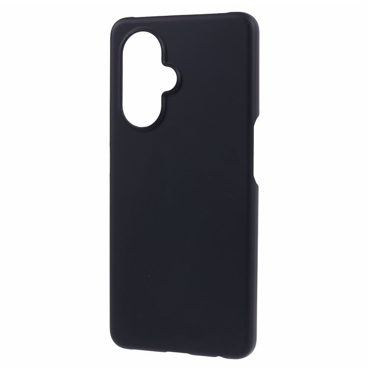 For Oppo K11x 5G / OnePlus Nord CE3 5G Case Rubberized PC Anti-scratch Phone Cover - Black