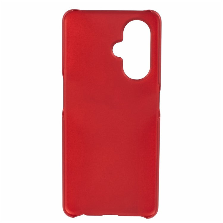 For Oppo K11x 5G / OnePlus Nord CE3 5G Case Rubberized PC Anti-scratch Phone Cover - Red