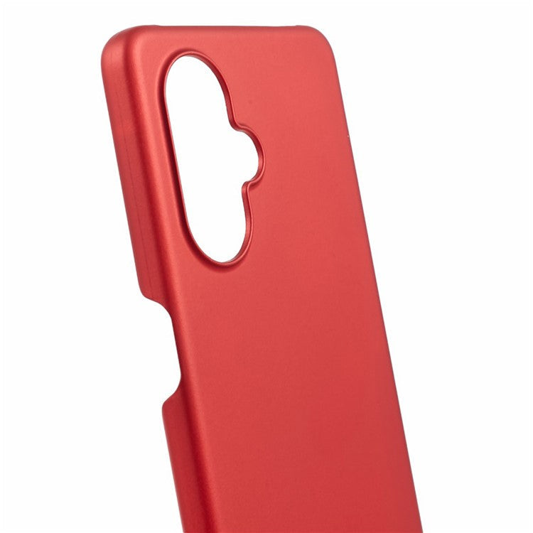 For Oppo K11x 5G / OnePlus Nord CE3 5G Case Rubberized PC Anti-scratch Phone Cover - Red