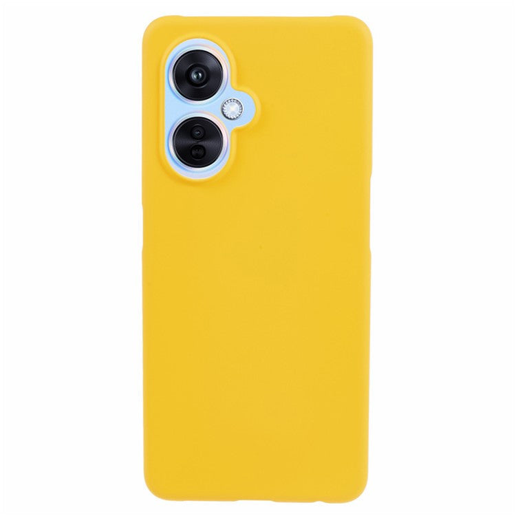 For Oppo K11x 5G / OnePlus Nord CE3 5G Case Rubberized PC Anti-scratch Phone Cover - Yellow