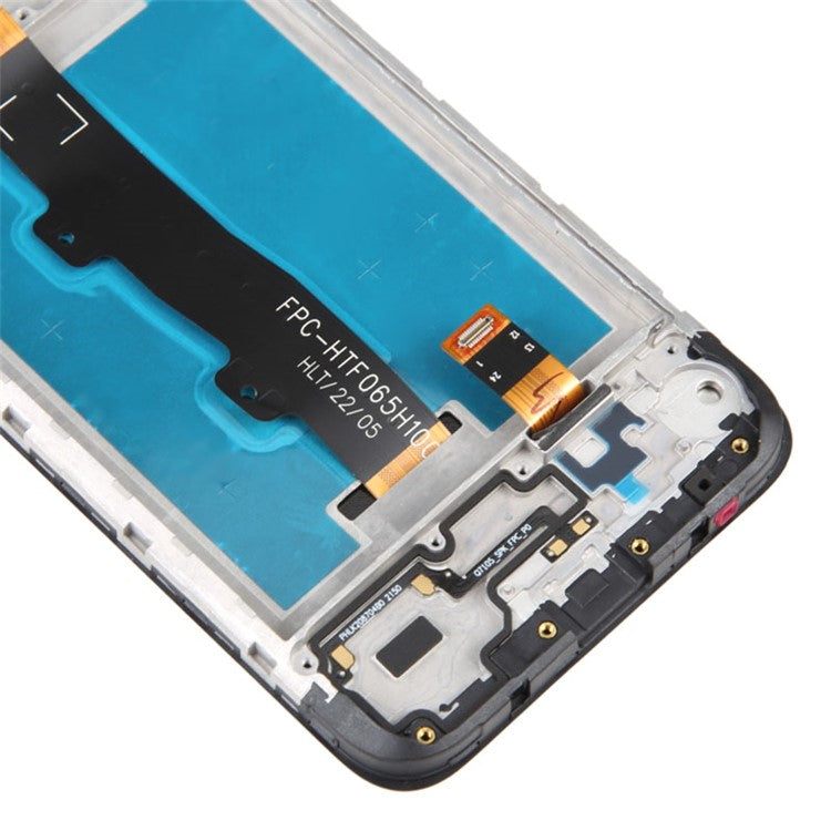 For Motorola Moto E7i Power / Moto E7 Power Grade B LCD Screen and Digitizer Assembly + Frame Replacement Part (without Logo)