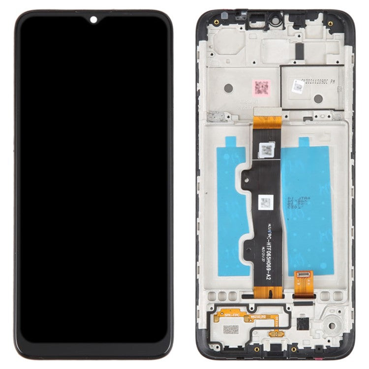 For Motorola Moto E7 Grade B LCD Screen and Digitizer Assembly + Frame Replacement Part (without Logo)