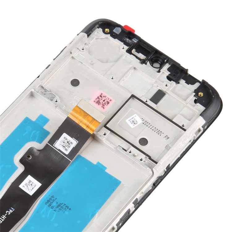 For Motorola Moto E7 Grade B LCD Screen and Digitizer Assembly + Frame Replacement Part (without Logo)