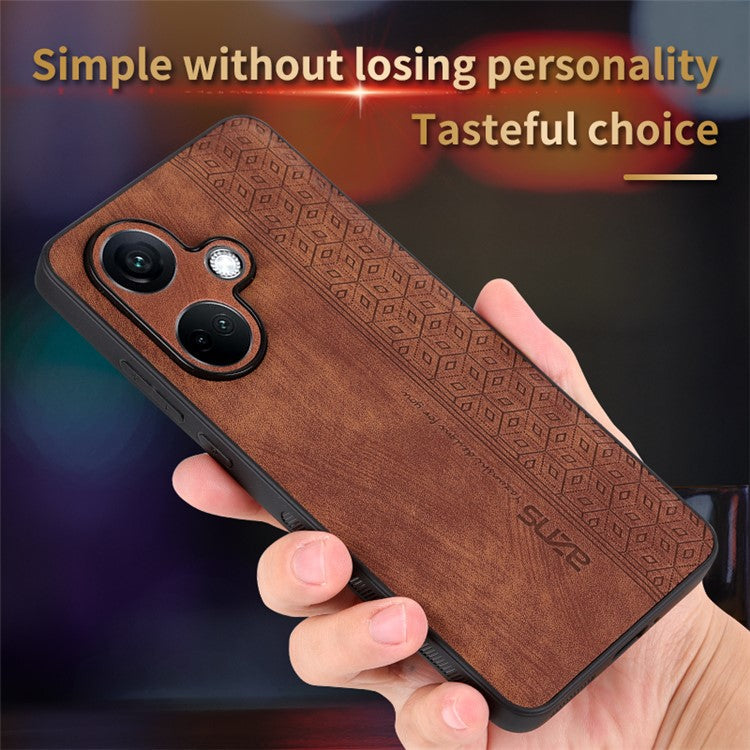 AZNS For Oppo K11 5G / OnePlus Nord CE3 5G Case Imprinted PU Leather+TPU Phone Cover - Green