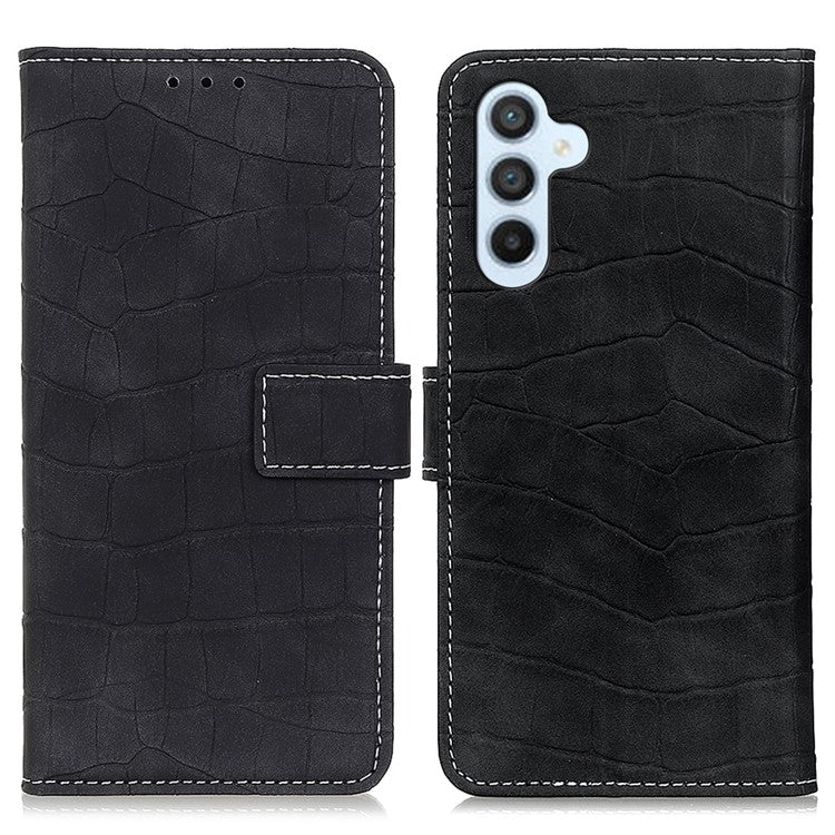 For Samsung Galaxy S24 Leather Case Phone Cover with Wallet Stand - Black