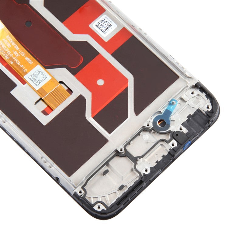 For Realme 9i 4G / Oppo A96 4G Grade B LCD Screen and Digitizer Assembly + Frame Replacement Part (Without Logo)