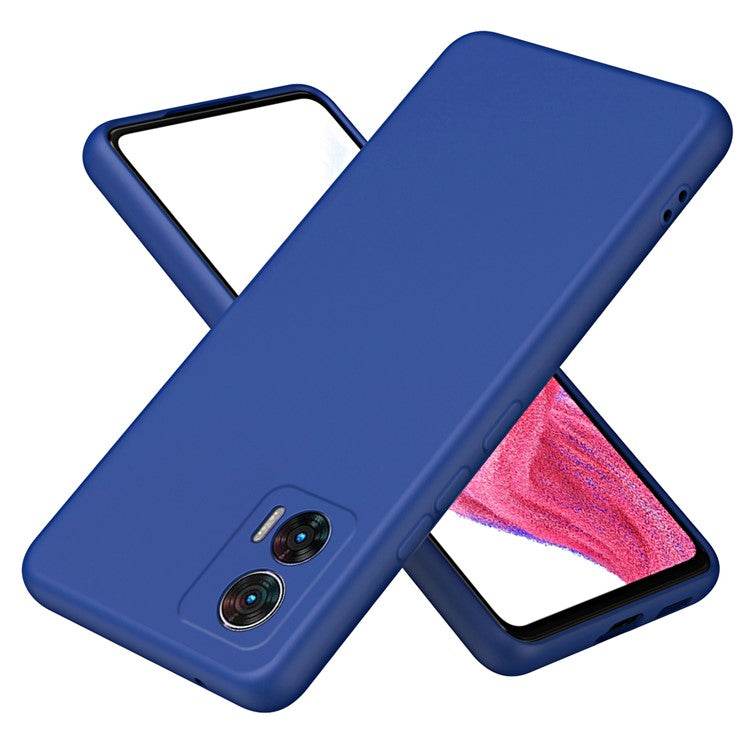 For Motorola Edge 30 Neo 5G TPU Case Soft Lining 2.2mm Shockproof Phone Cover - Blue