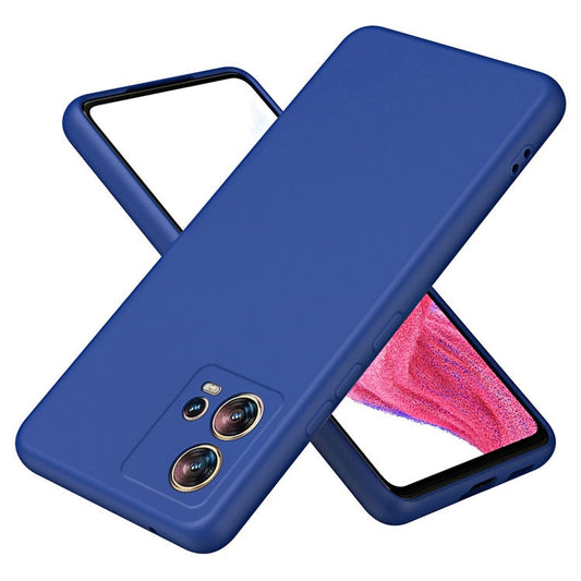 For Motorola Edge 30 Fusion 5G Case 2.2mm Rubberized TPU Phone Protective Cover - Blue
