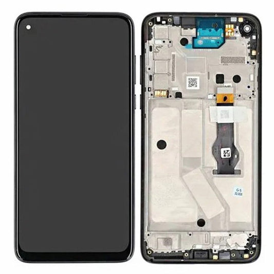 For Motorola Moto G8 Power Grade B LCD Screen and Digitizer Assembly + Frame Replacement Part (without Logo)