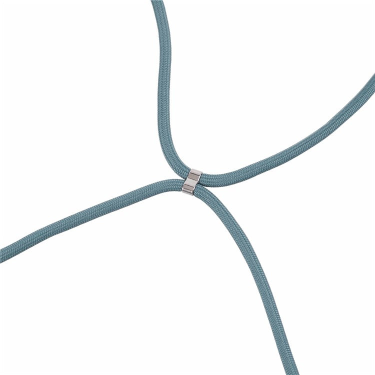 For OnePlus Ace 2V / Nord 3 5G Case TPU Fiber Lining Protective Phone Cover with Long Lanyard - Army Green