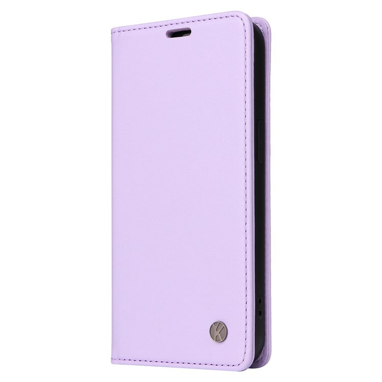 YIKATU YK-001 For Oppo A38 4G Case Full Protection PU Leather Wallet Phone Cover - Light Purple