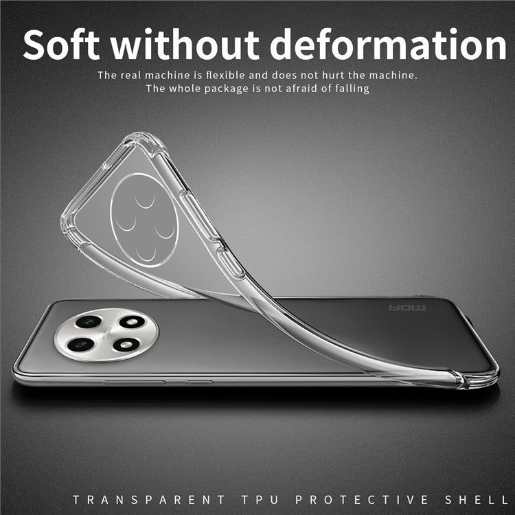 MOFI For Oppo A2 Pro 5G Case TPU Phone Protector HD Clear Cell Phone Cover Shell