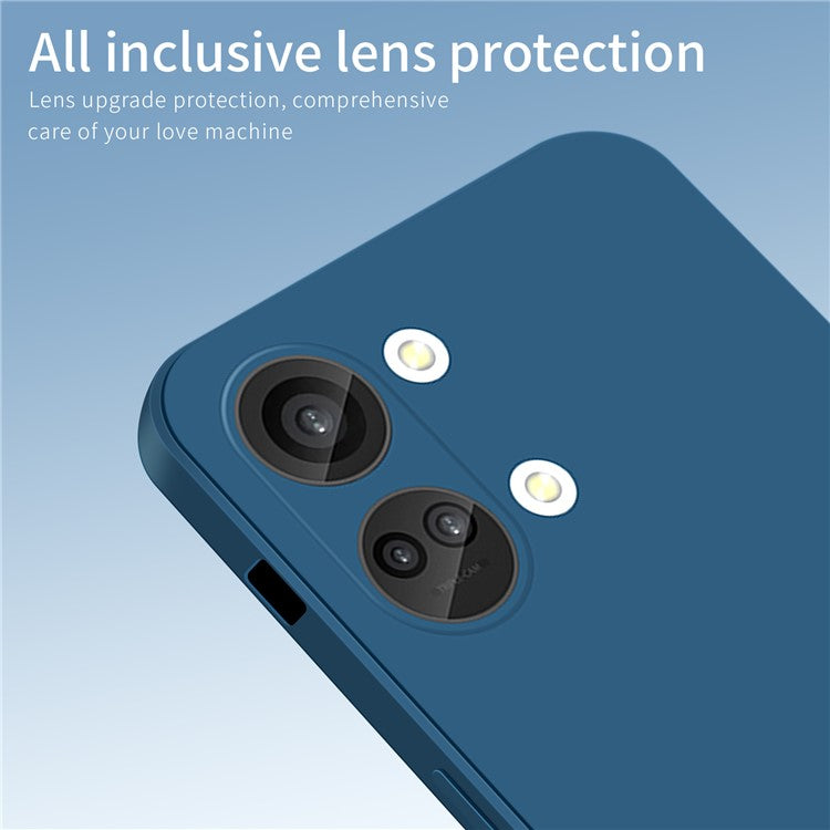 PINWUYO JK Touching Series for OnePlus Ace 2V / Nord 3 5G Case TPU Phone Protective Cover - Navy Blue