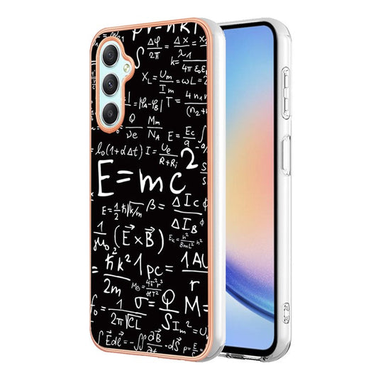 YB IMD Series-19 Style-D For Samsung Galaxy A25 5G (Global) (161.0 x 76.5 x 8.3mm) Case Pattern 2.0mm TPU Phone Cover - Equation