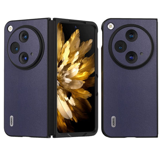 ABEEL For Oppo Find N3 5G / OnePlus Open Case PU Leather Smooth-touch Back Cover - Blue
