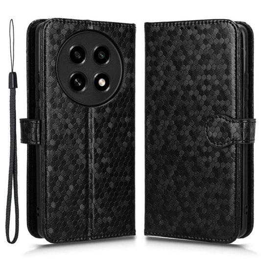 PU Leather Flip Cover for Oppo A2 Pro 5G Case Shockproof Wallet Cell Phone Case - Black