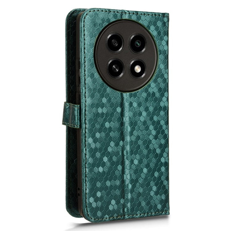 PU Leather Flip Cover for Oppo A2 Pro 5G Case Shockproof Wallet Cell Phone Case - Green