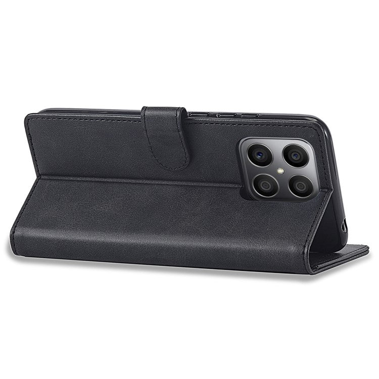 LC.IMEEKE For Honor X8 4G / X30i / Play6T Pro Case Wallet Phone Leather Cover - Black