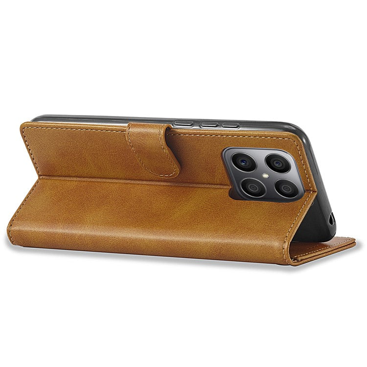 LC.IMEEKE For Honor X8 4G / X30i / Play6T Pro Case Wallet Phone Leather Cover - Yellow