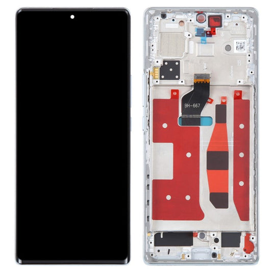 For Honor 70 5G FNE-AN00 FNE-NX9 OEM Grade S OLED Screen and Digitizer Assembly + Frame Repair Part (without Logo) - Blue