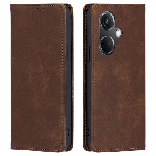 For OnePlus Nord CE3 5G Case Shockproof Leather Phone Cover - Brown