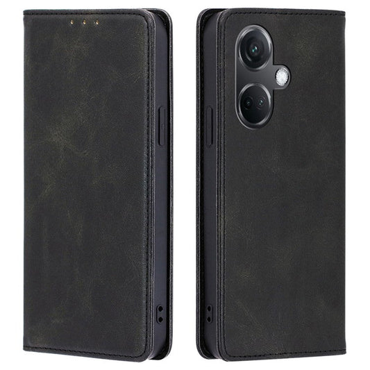For OnePlus Nord CE3 5G Case Shockproof Leather Phone Cover - Black