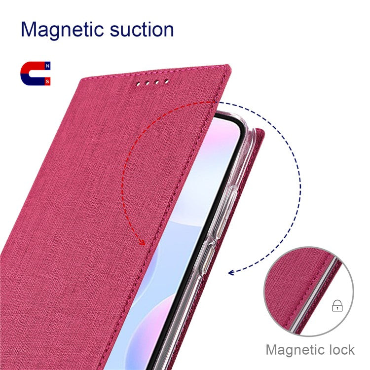 VILI DMX Series For Oppo Reno10 5G (Global) / Reno10 Pro 5G (Global) Case Card Holder Leather Cover - Rose