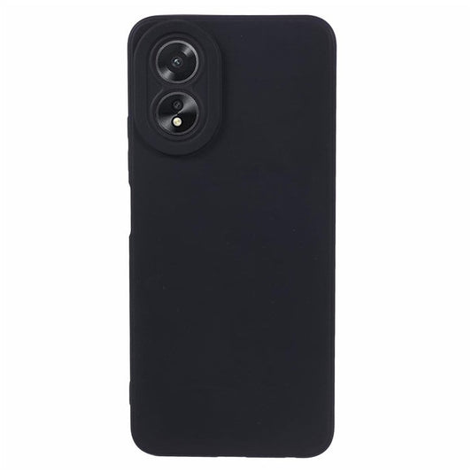 YX Series For Oppo A38 4G / A18 4G Case Lens Protection Matte TPU Cover (Precise Cutout) - Black