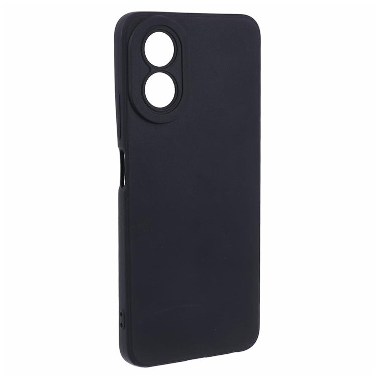 YX Series For Oppo A38 4G / A18 4G Case Lens Protection Matte TPU Cover (Precise Cutout) - Black