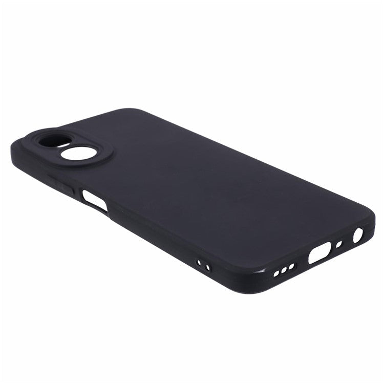 YX Series For Oppo A38 4G / A18 4G Case Lens Protection Matte TPU Cover (Precise Cutout) - Black