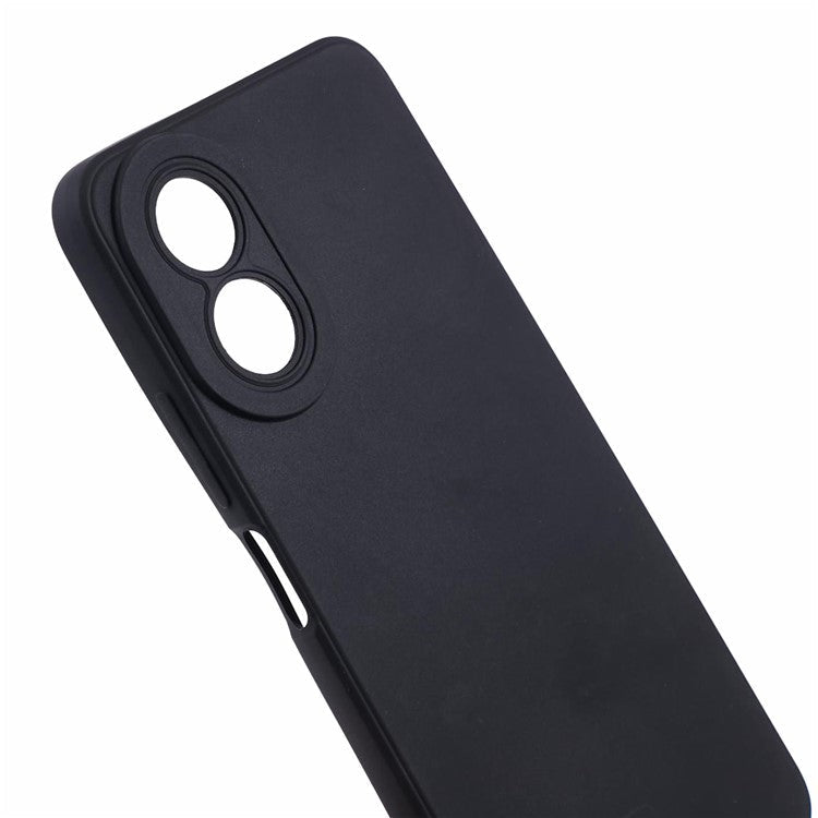 YX Series For Oppo A38 4G / A18 4G Case Lens Protection Matte TPU Cover (Precise Cutout) - Black