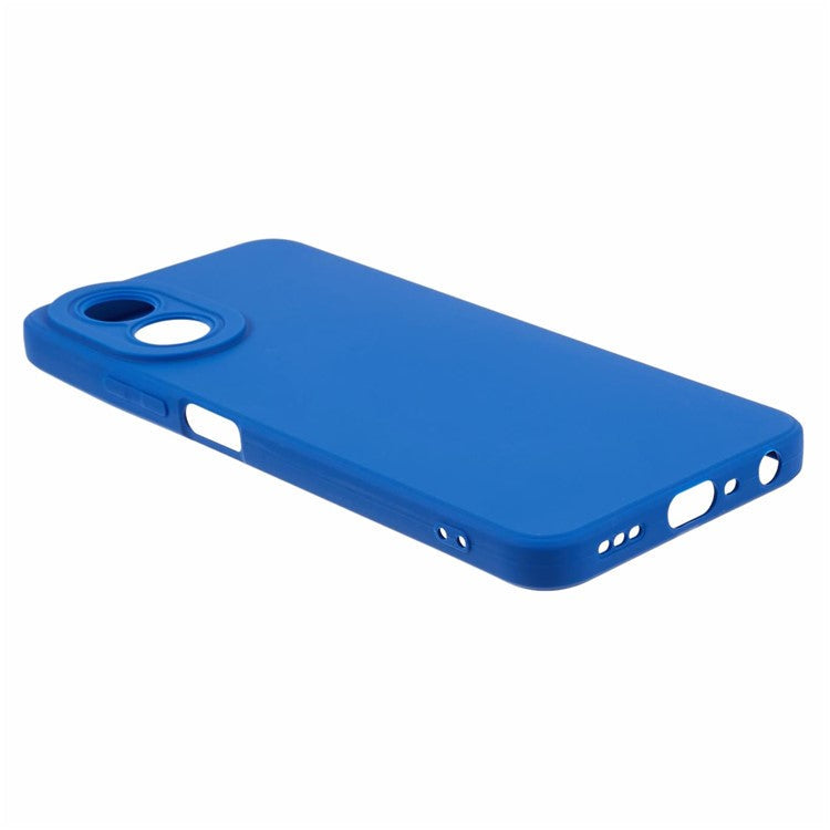 YX Series For Oppo A38 4G / A18 4G Case Lens Protection Matte TPU Cover (Precise Cutout) - Blue