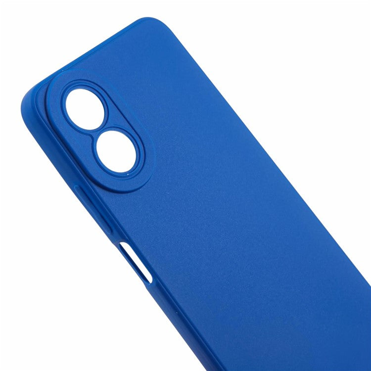 YX Series For Oppo A38 4G / A18 4G Case Lens Protection Matte TPU Cover (Precise Cutout) - Blue