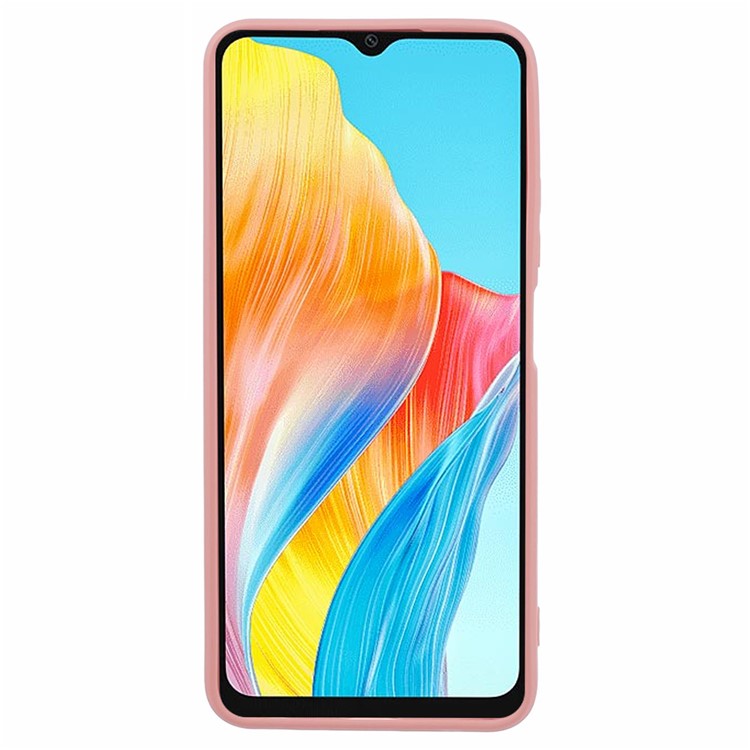 YX Series For Oppo A38 4G / A18 4G Case Lens Protection Matte TPU Cover (Precise Cutout) - Pink
