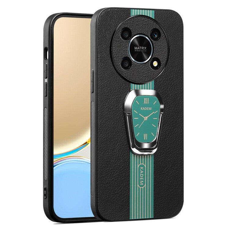 KADEM For Honor X30 5G / X9 5G / X40 GT 5G / Magic4 Lite 5G / 4G Case PU Leather+TPU+Acrylic Smartphone Cover - Green