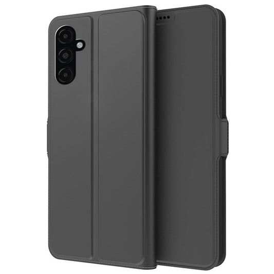 For Samsung Galaxy F34 5G / M34 5G Phone Case Card Slot Stand Leather Cover - Black