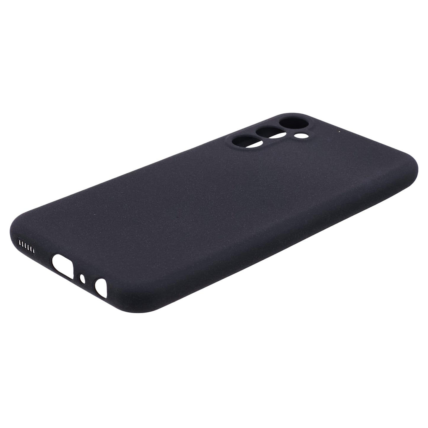For Samsung Galaxy M34 5G / F34 5G Case TPU Double-Sided Matte Phone Shell Cover - Black