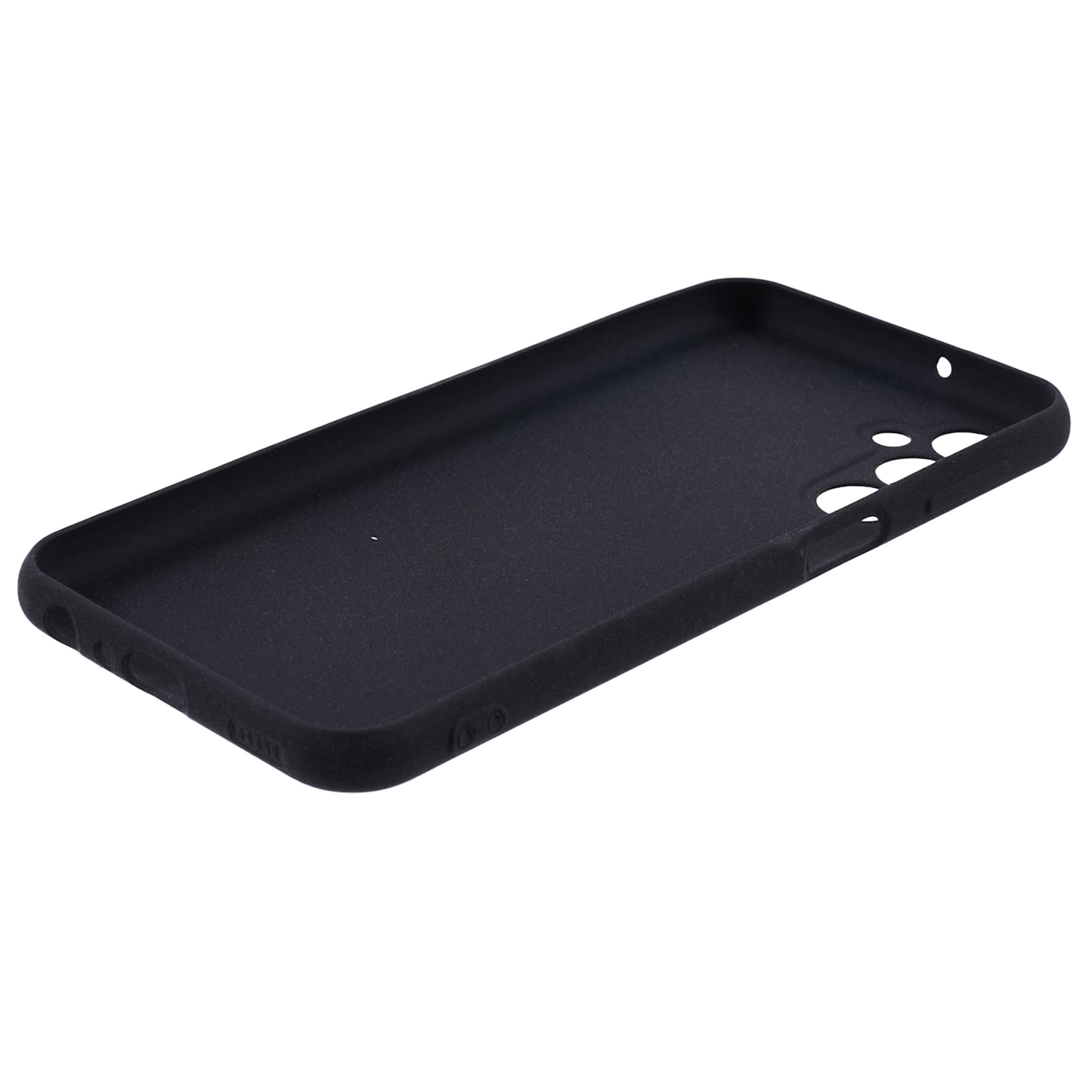 For Samsung Galaxy M34 5G / F34 5G Case TPU Double-Sided Matte Phone Shell Cover - Black