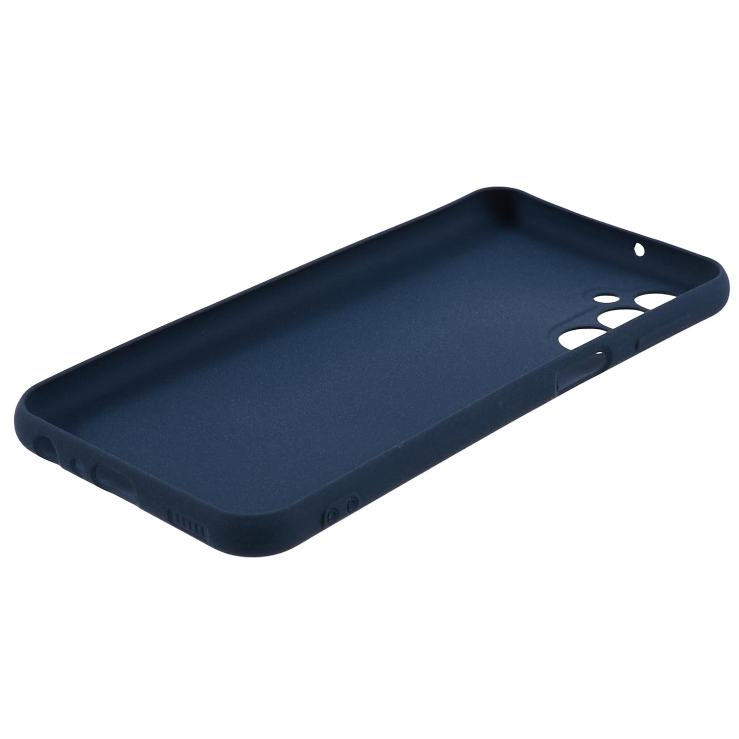 For Samsung Galaxy M34 5G / F34 5G Case TPU Double-Sided Matte Phone Shell Cover - Navy Blue