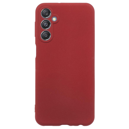 For Samsung Galaxy M34 5G / F34 5G Case TPU Double-Sided Matte Phone Shell Cover - Wine Red