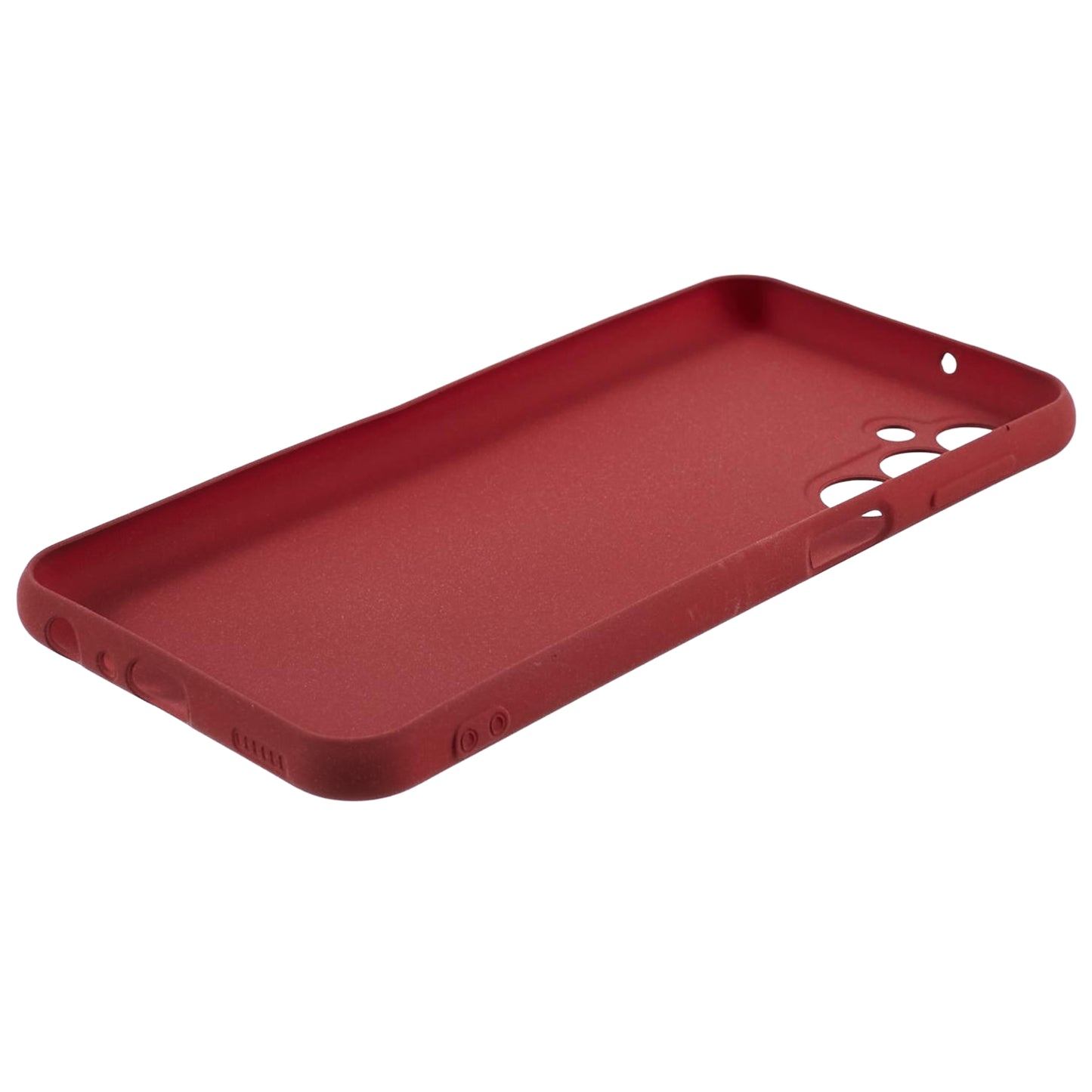 For Samsung Galaxy M34 5G / F34 5G Case TPU Double-Sided Matte Phone Shell Cover - Wine Red