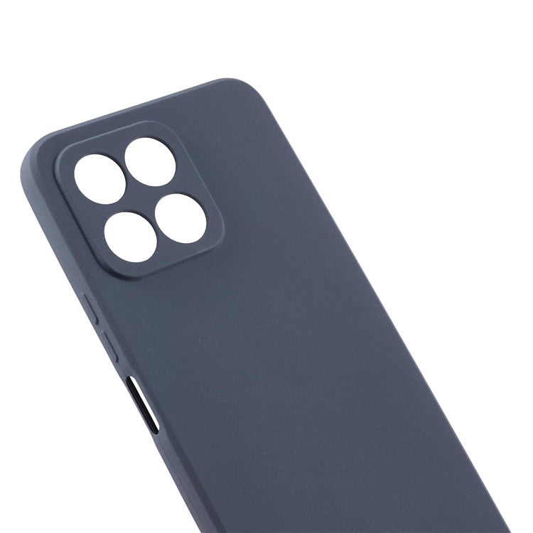 For Honor X8 5G Case Anti-fingerprint Double-Sided Matte TPU Phone Back Cover - Grey